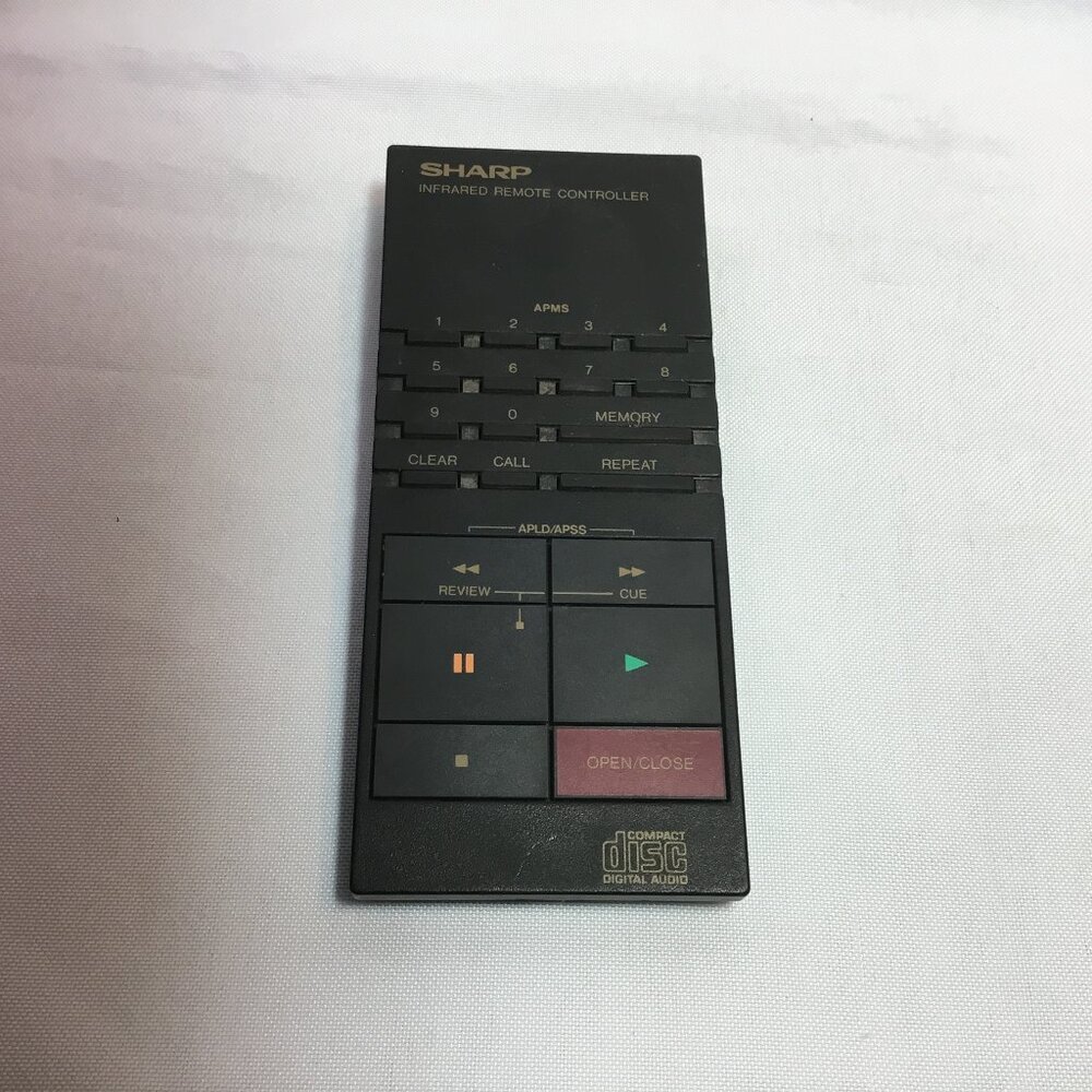 Sharp RRMCK0057AFZZ Genuine CD Player Remote Control DX620, DX620BK See Video!